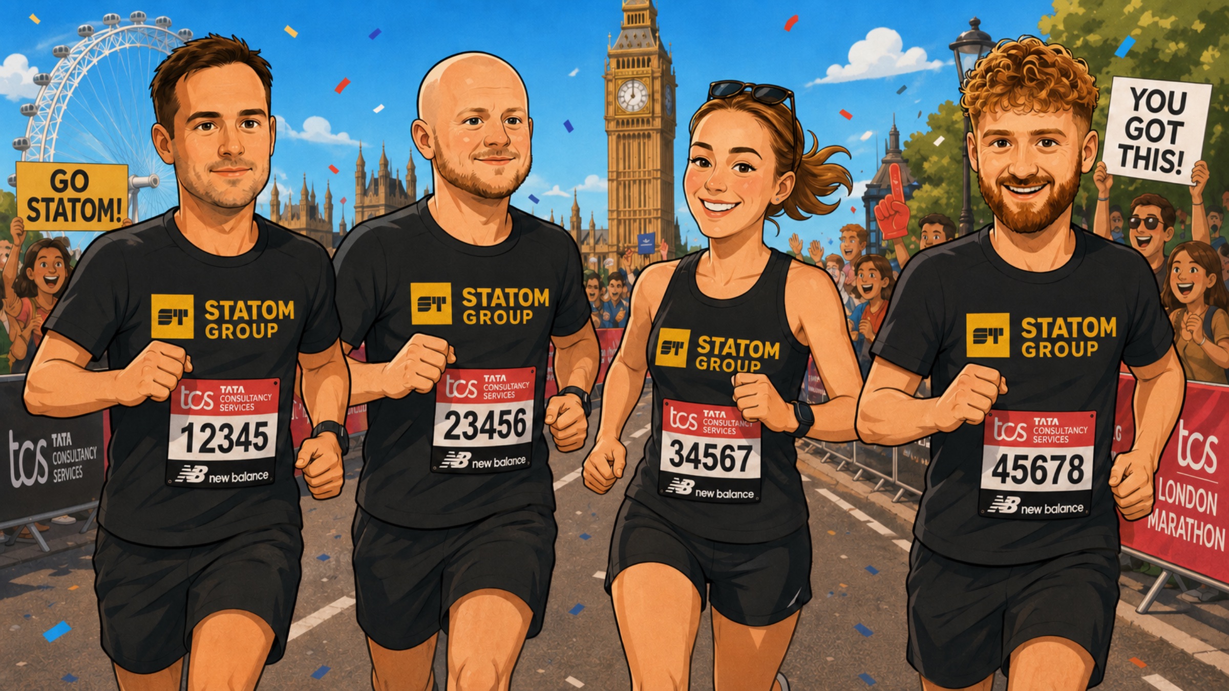 Statom Group - 2027 TCS London Marathon Team Announced